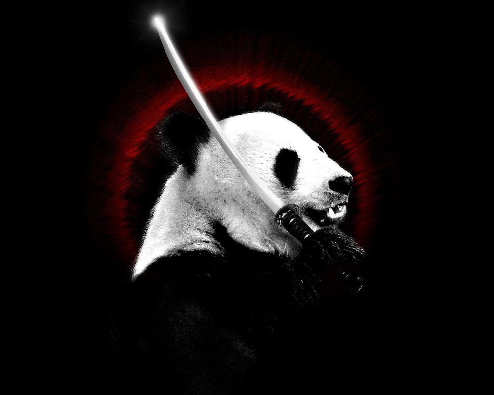 ninja panda wallpaper