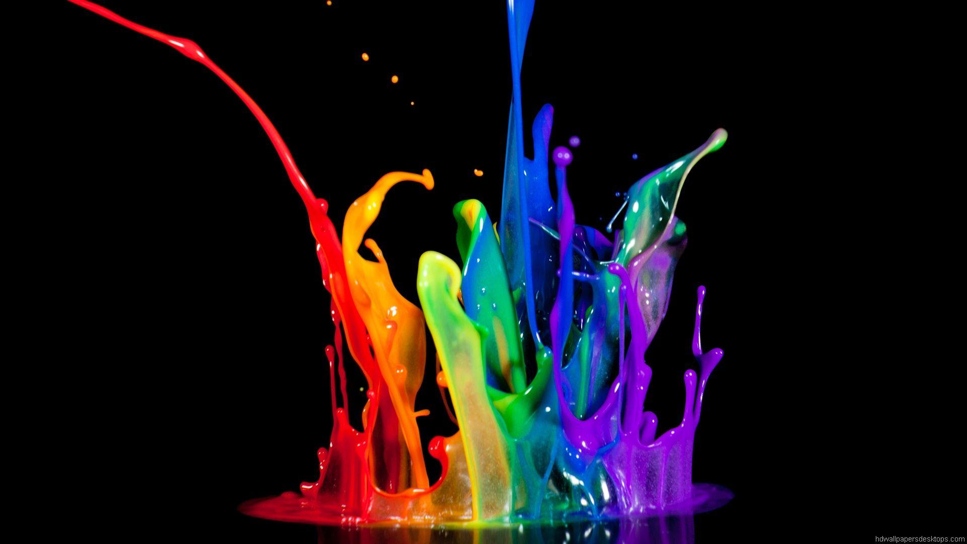 Water Drop Color Wallpaper
