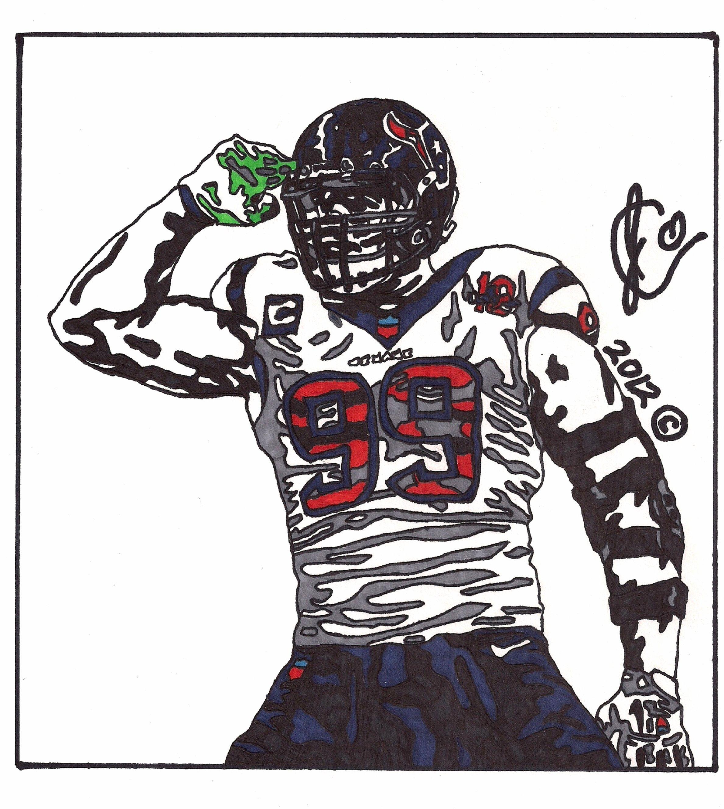 Jj watt clipart hd