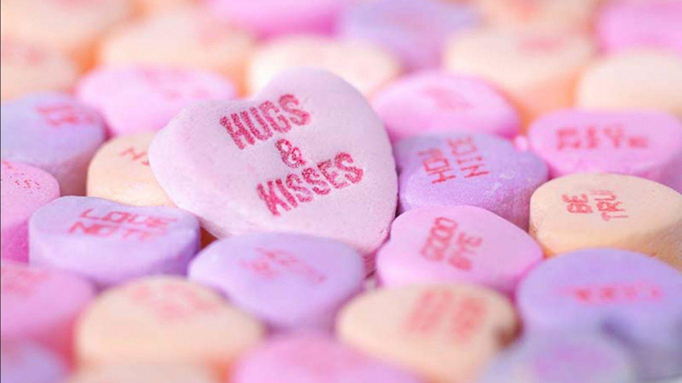 Hugs & Kisses Wallpaper in jpg format for free download