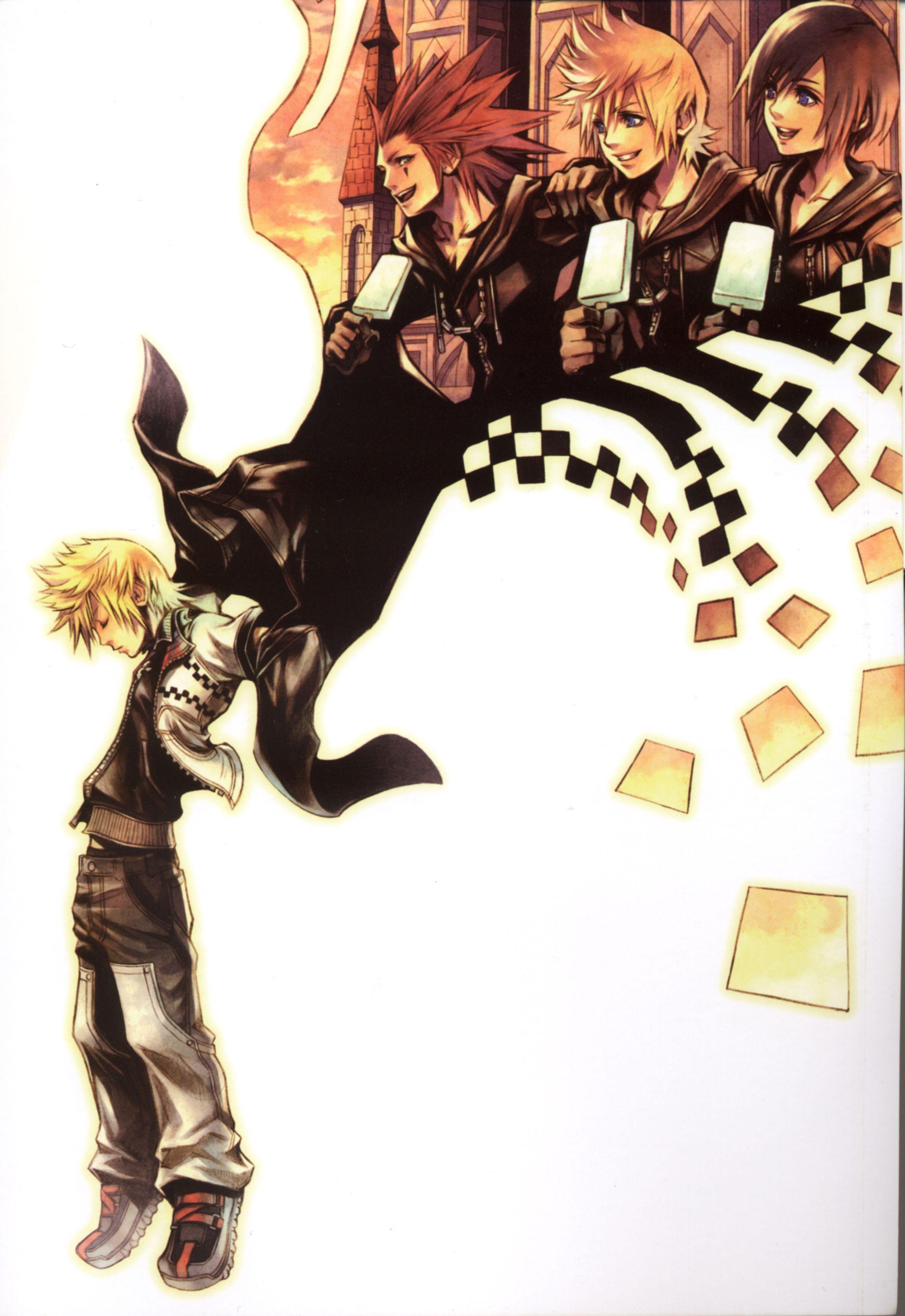 Kingdom Hearts 358 2 Days Mobile Wallpaper Anime