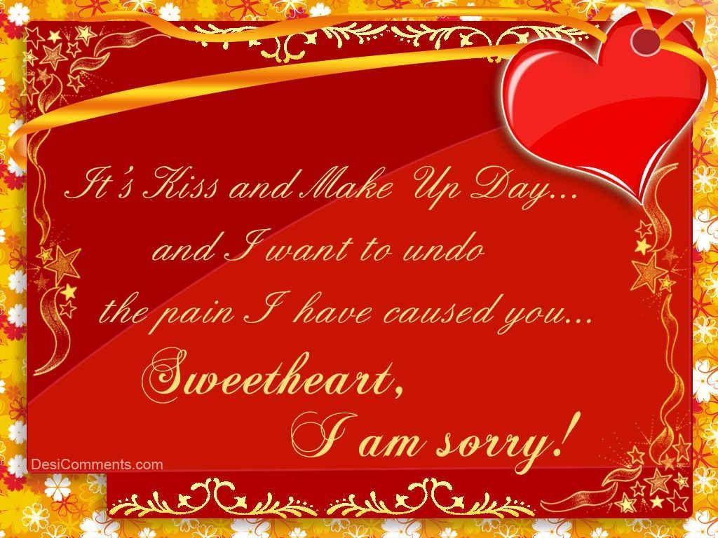 Sweetheart, I Am Sorry