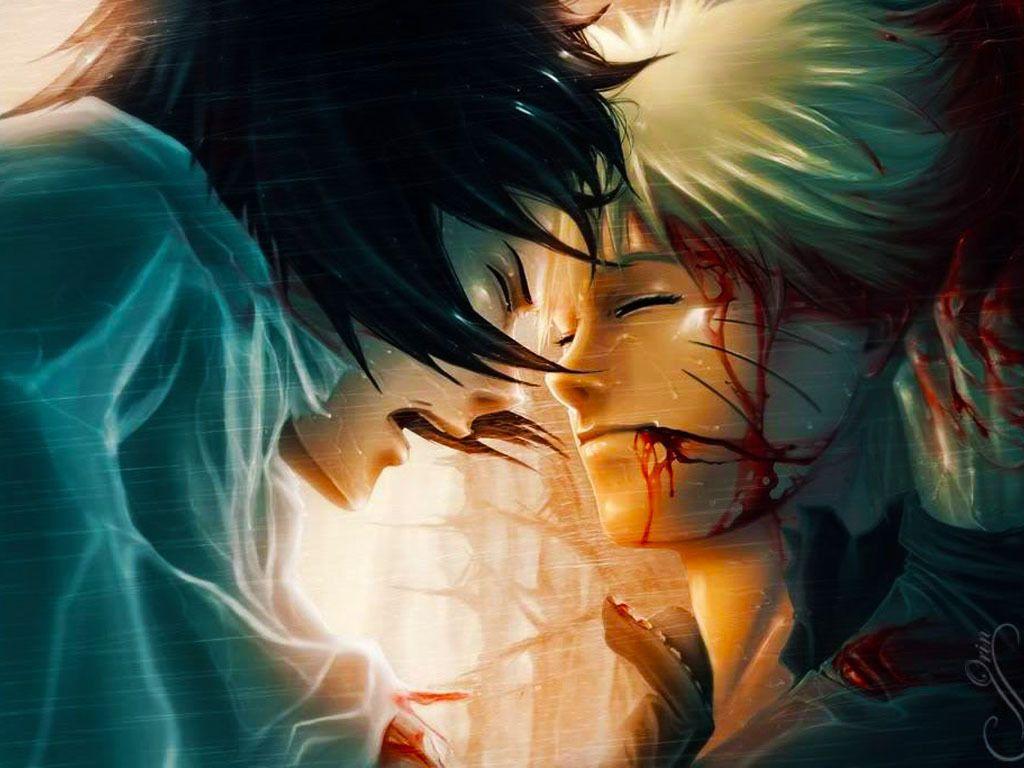 sasuke & naruto love story image sasunaru HD wallpaper