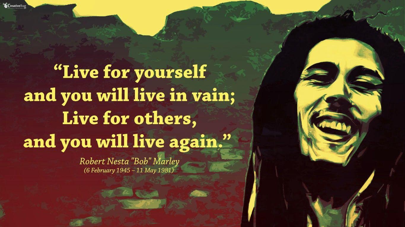 Great men and their lives and beliefs analysed spiritually: Bob Marley