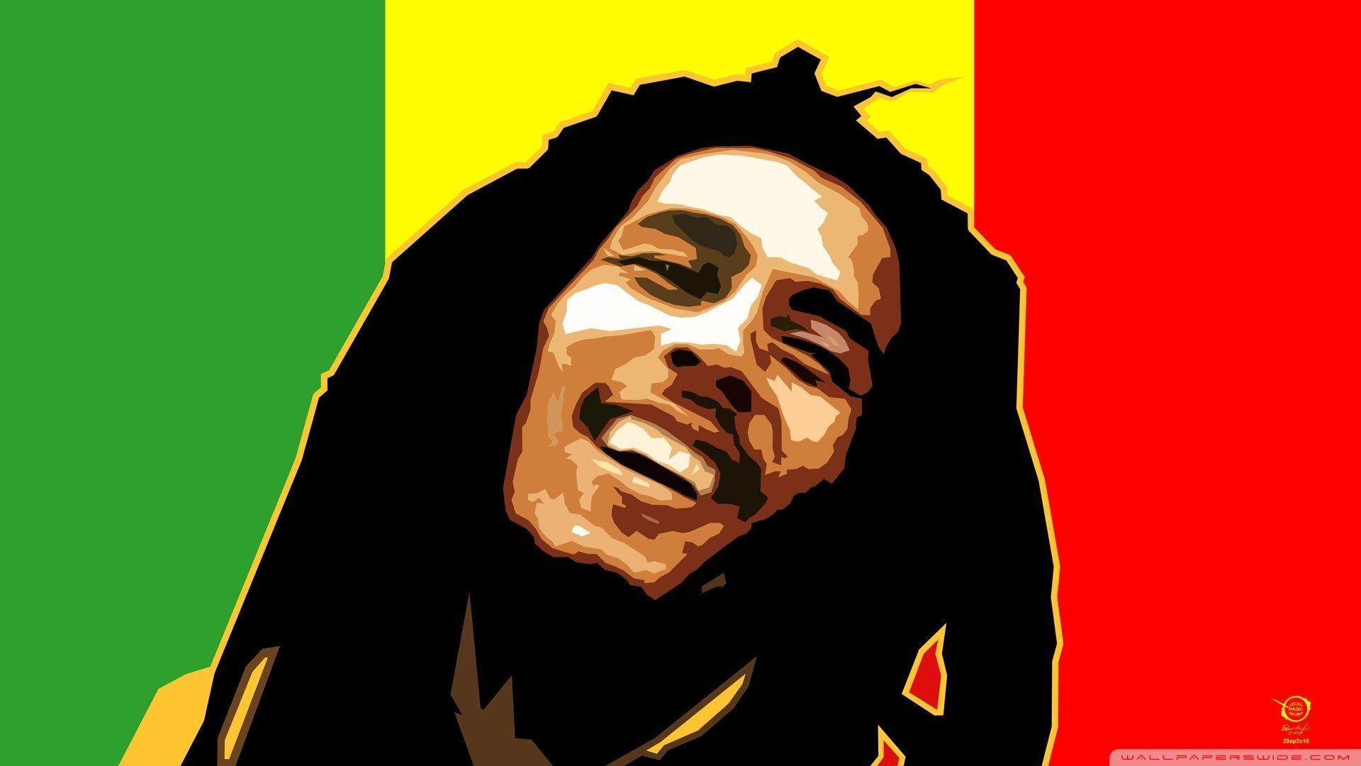 Download Vector Art HD Image Bob Marley 155 Wallpaper 1920x1080