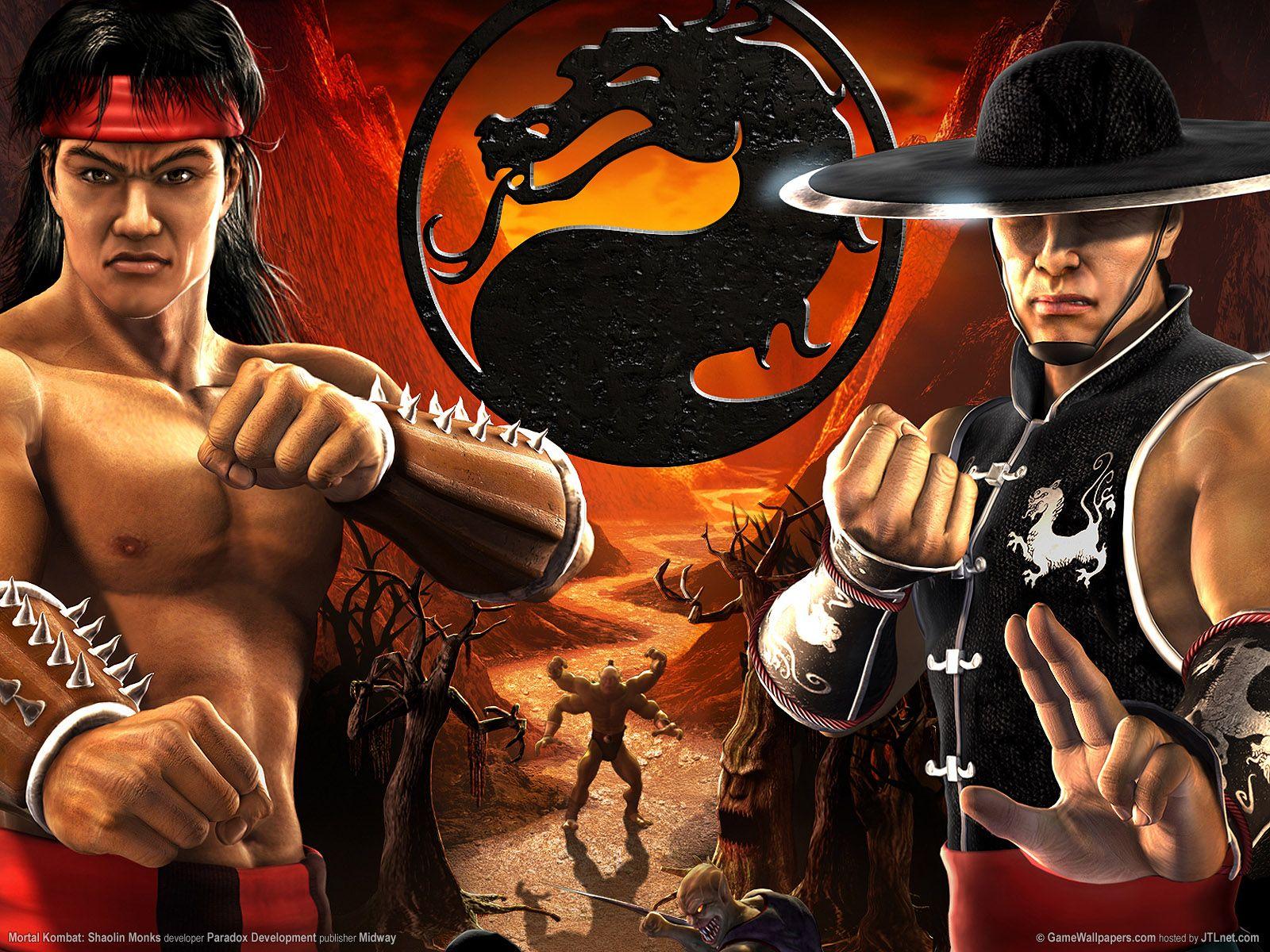 Mortal Kombat Shaolin Monks PS2 Game Wallpaper