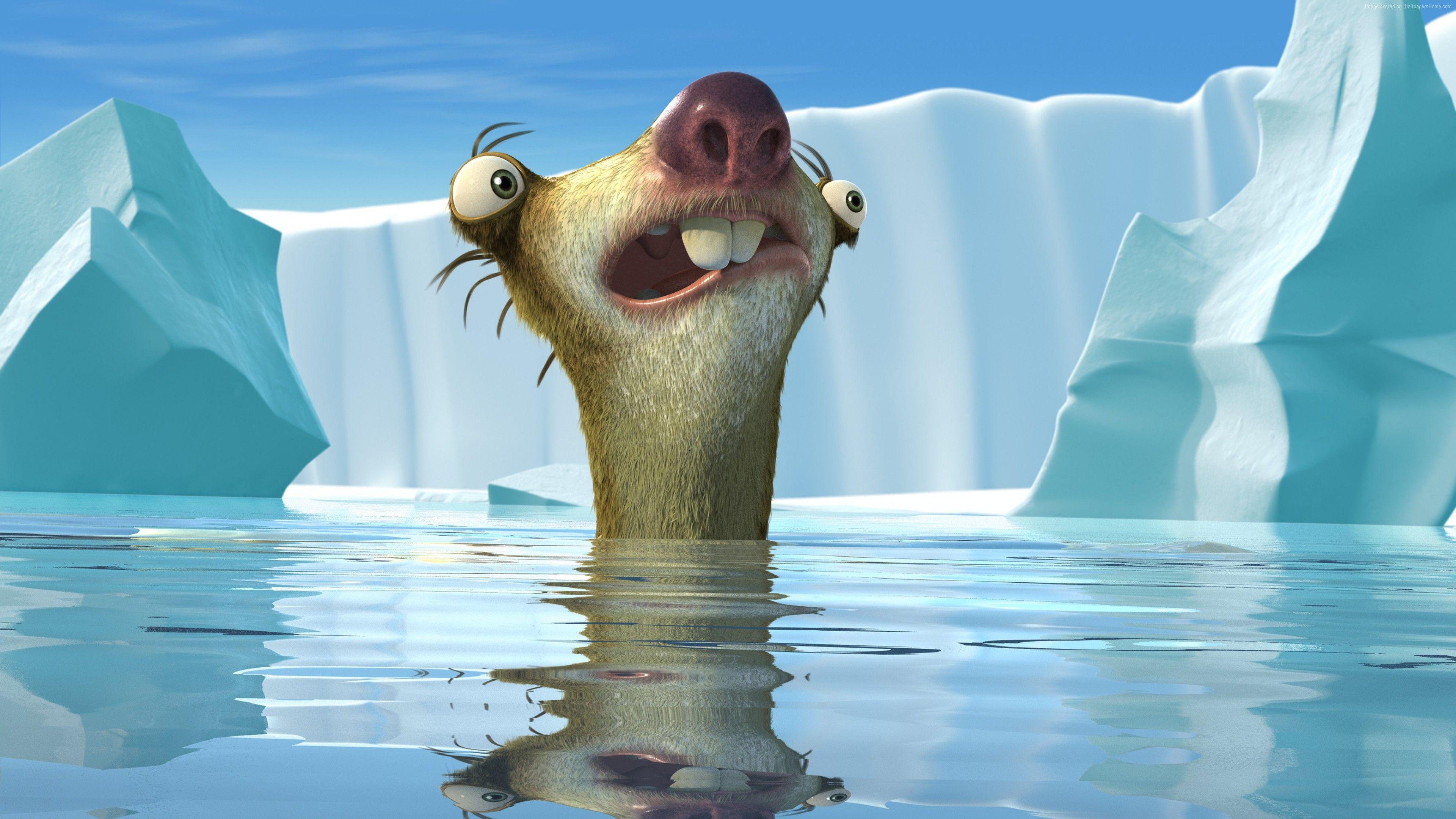 Ice Age 5 Sid, HD Movies, 4k Wallpaper, Image, Background, Photo