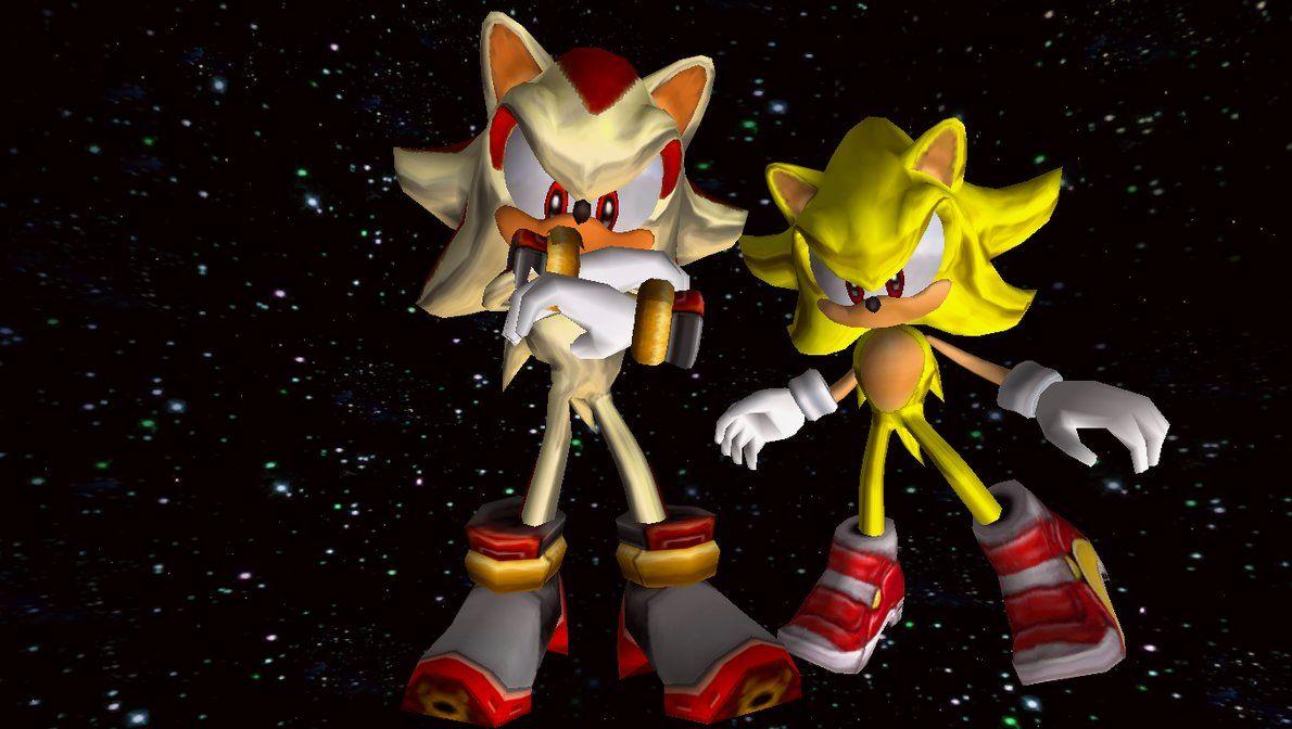 Sonic Adventure 2 Super Sonic and Super Shadow