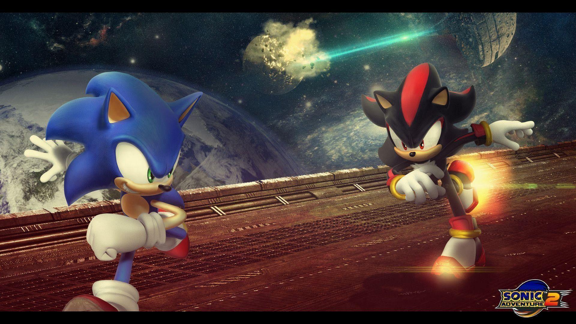 Sonic and Shadow Wallpaper
