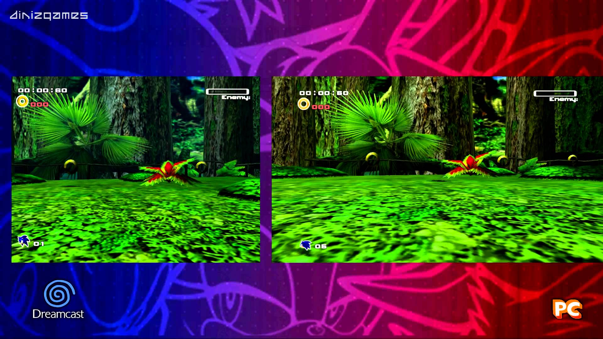 Sonic Adventure 2 Vs XBox 360 PS3 PC