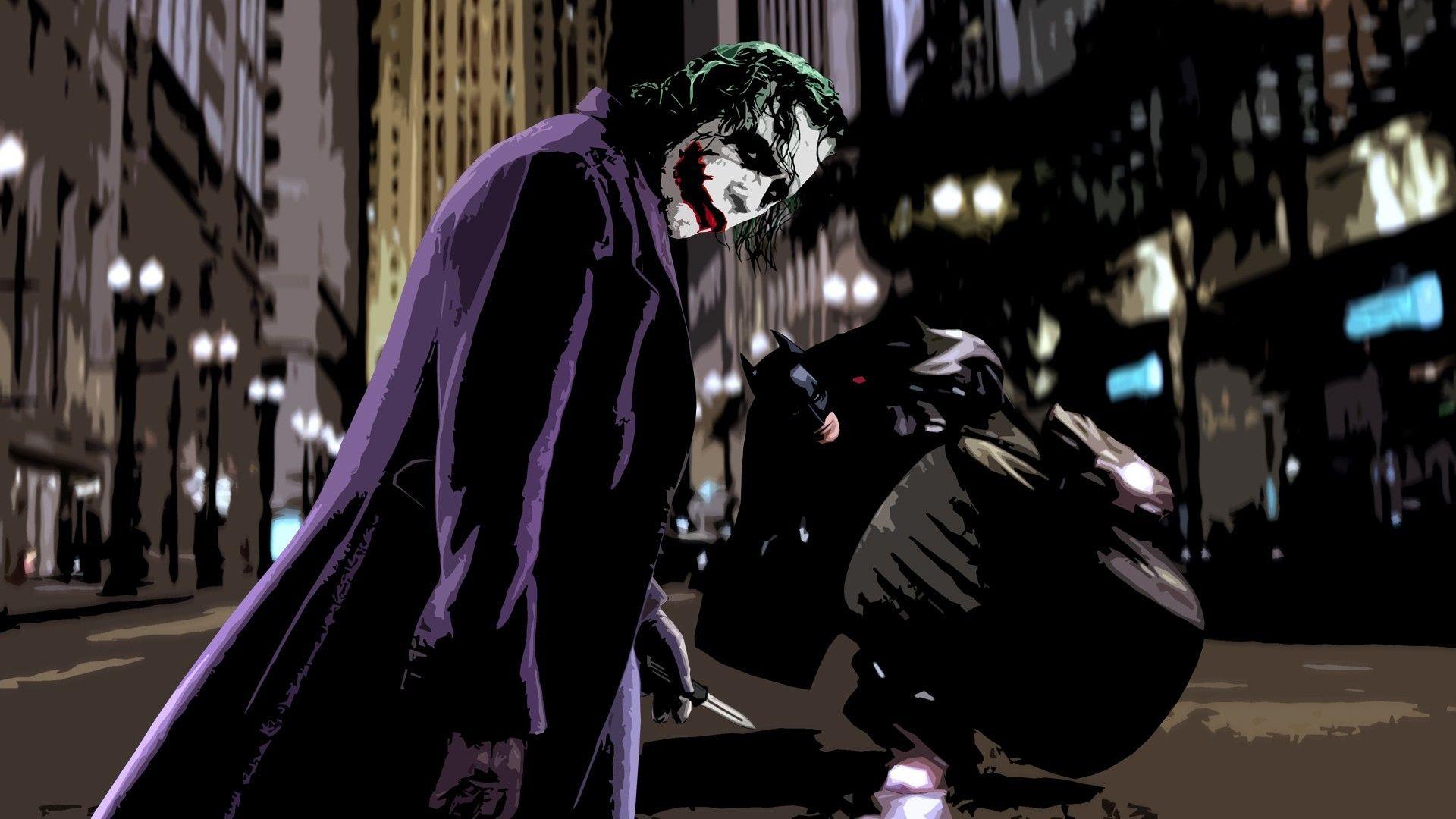 Batman and Joker Wallpaper for Desktop. Joker and Batman
