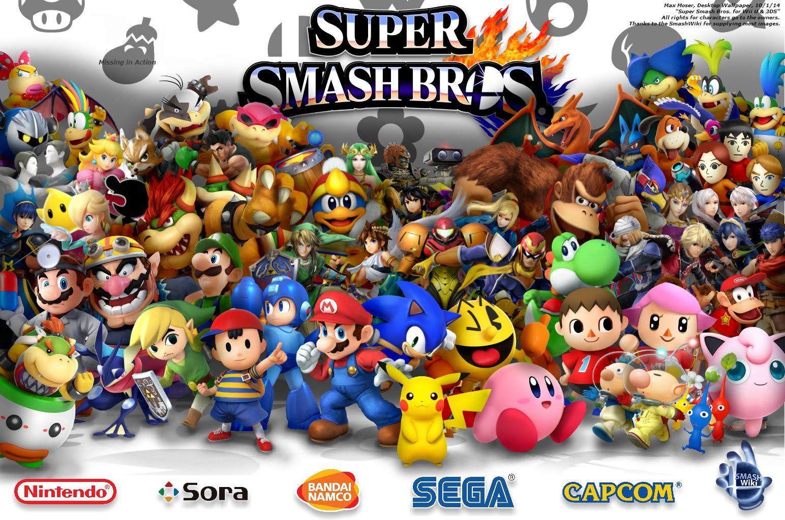 Super Smash Bros. for Wii U & 3DS (Desktop Wallpaper)