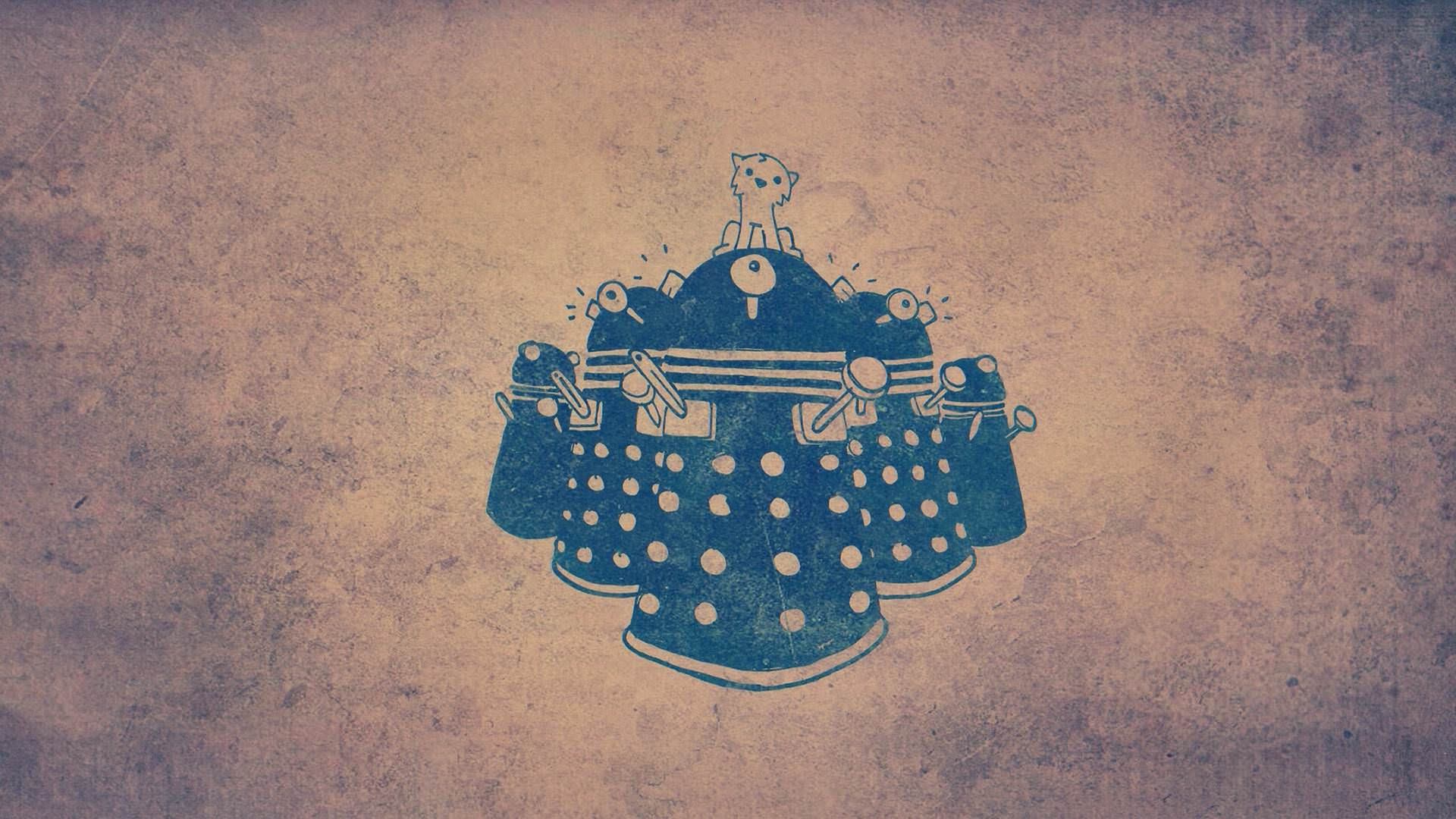 Dalek and the Cat HD Wallpaper. Download HD Wallpaper