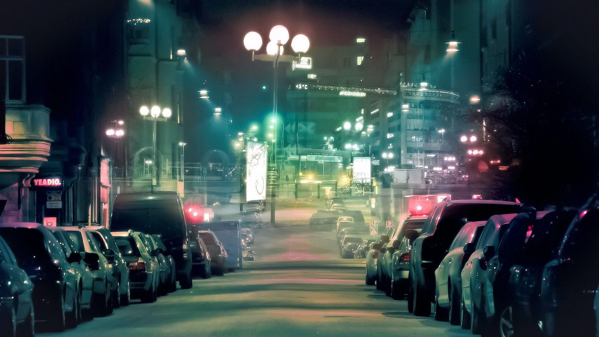 Street Wallpaper HD Night City