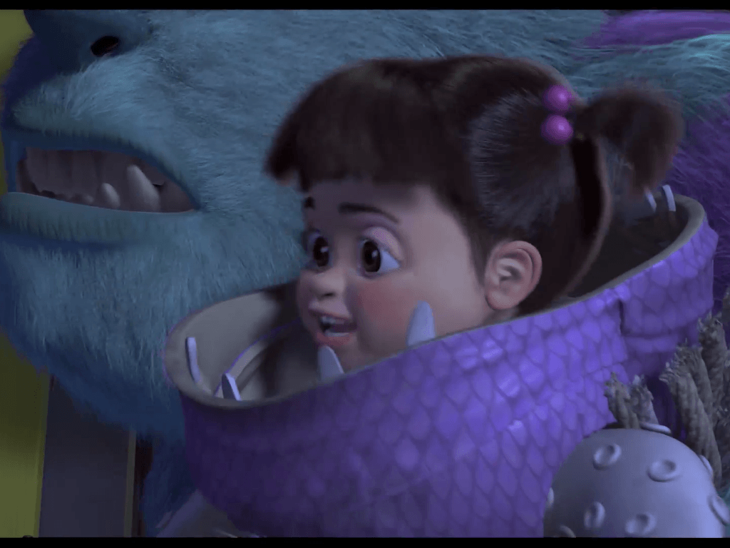 Boo in Door Ride.png. Monsters, Inc