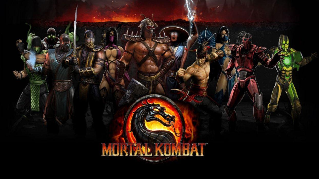 Video Games Scorpion Mortal Kombat Reptile Sub Zero Liu Kang Raiden