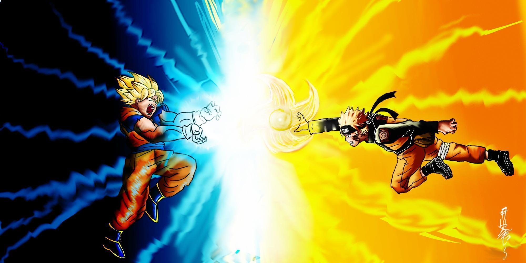 Goku Vs Naruto Wallpapers Wallpaper Cave