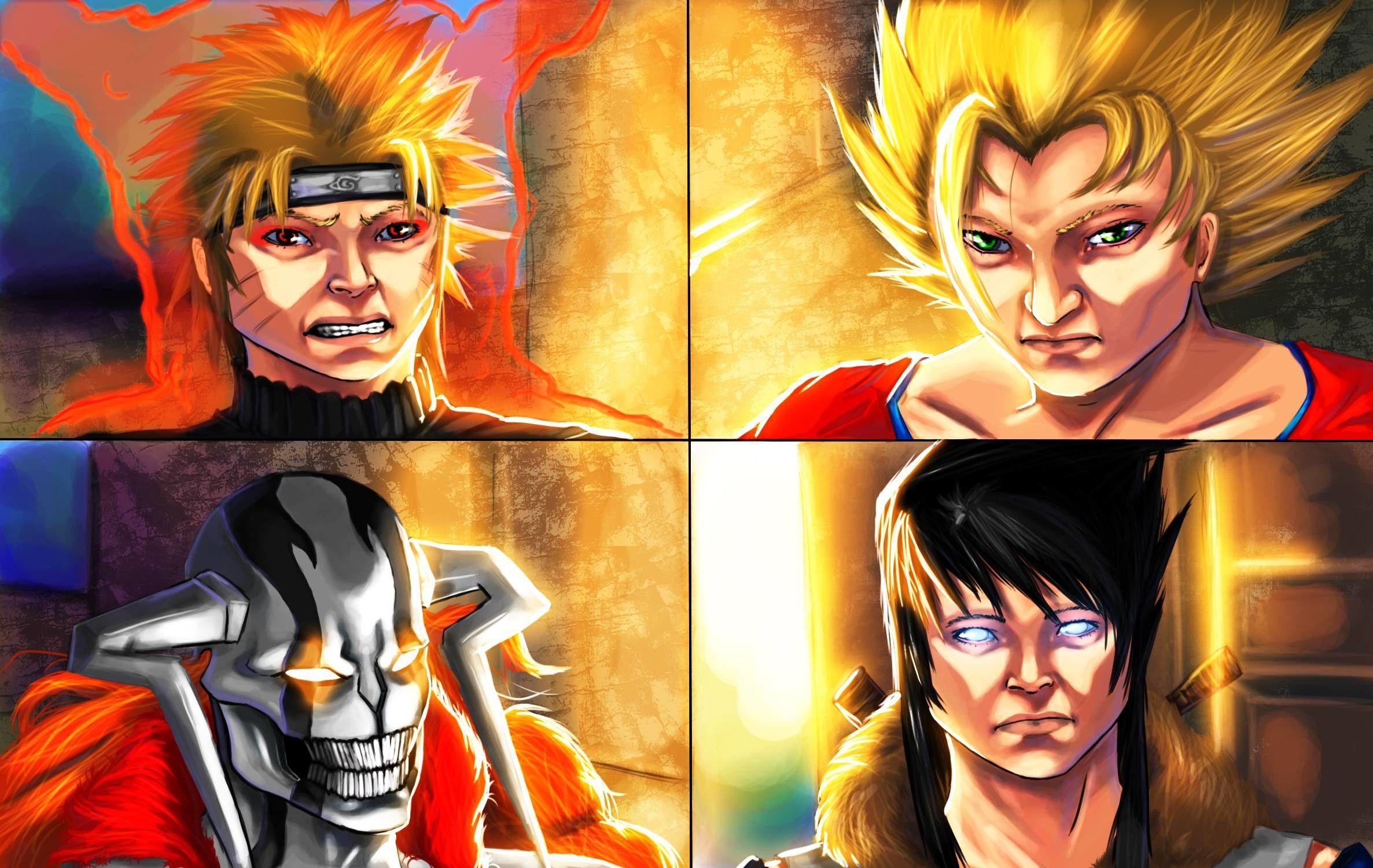 Naruto and Goku Wallpapers