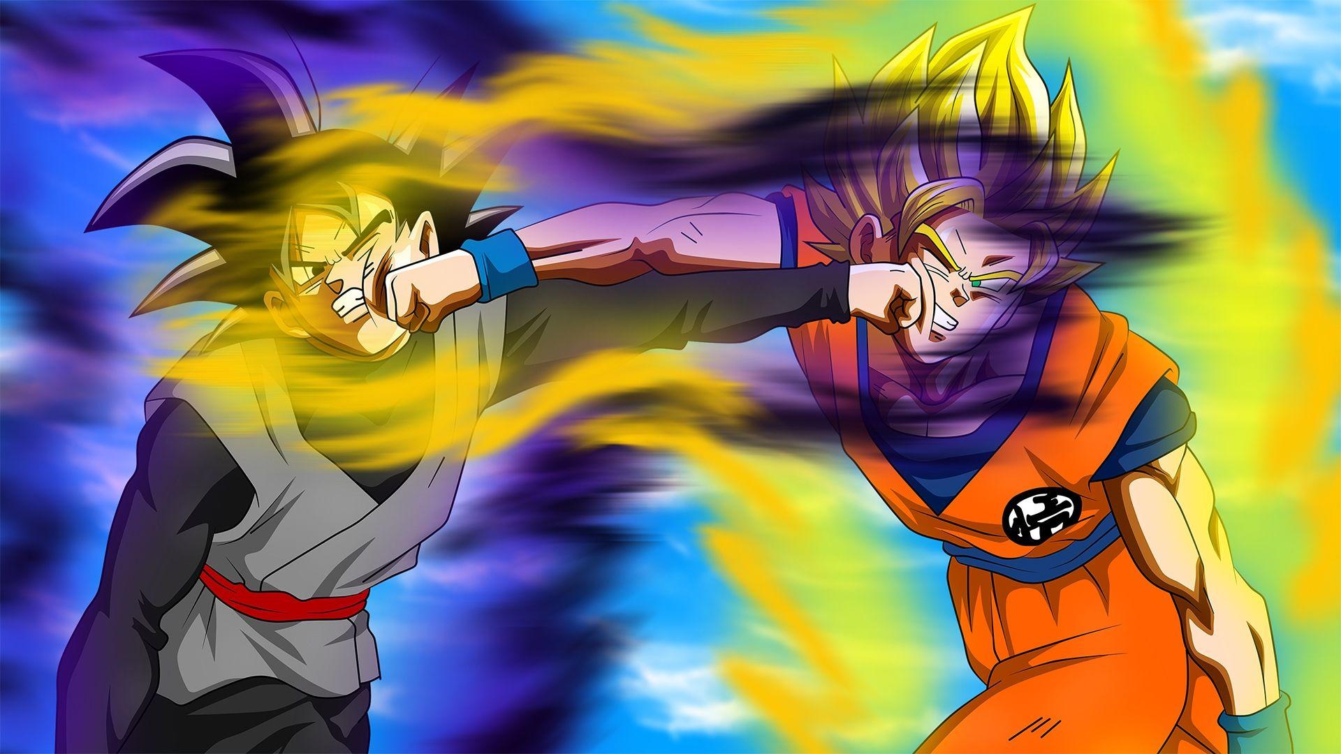 ANIME WALLPAPER 4K - GOKU VS. NARUTO