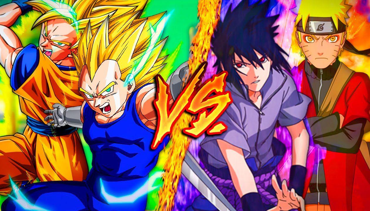 naruto vs goku wallpaper