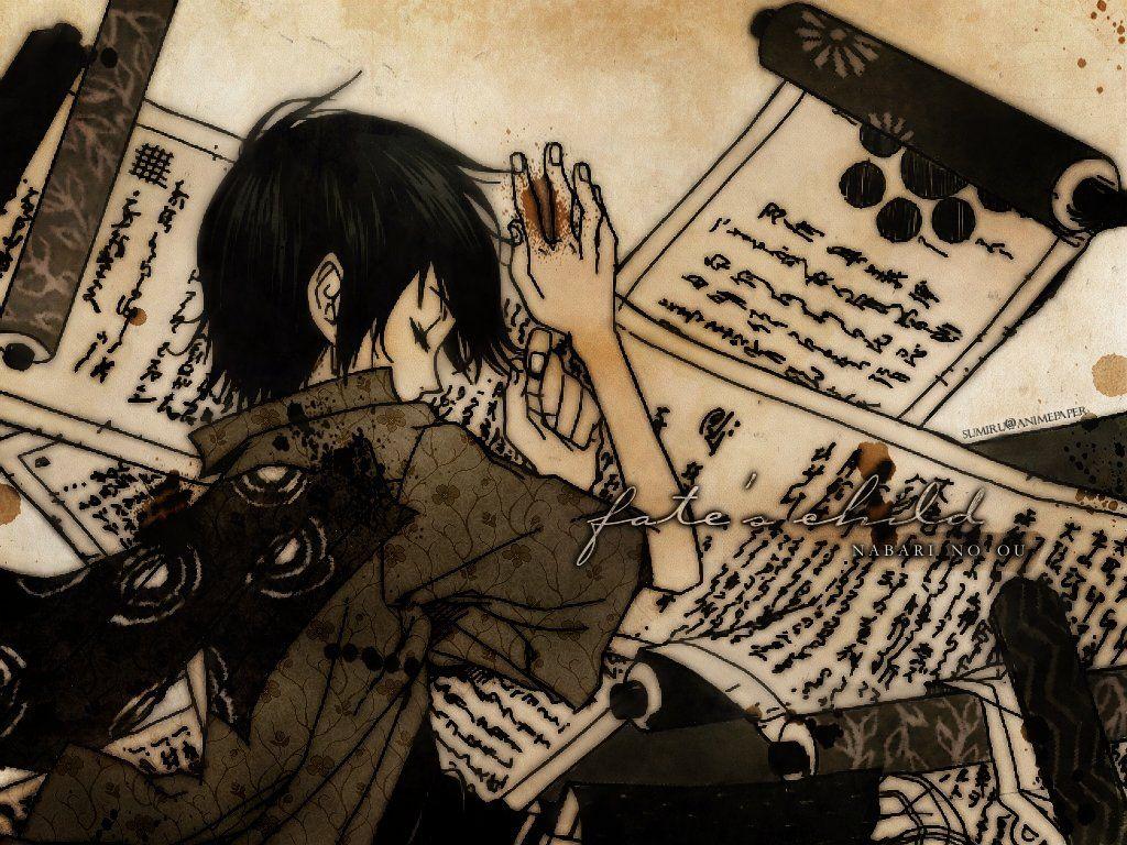 Scroll nabari no ou anime boy scrolls black hair miharu
