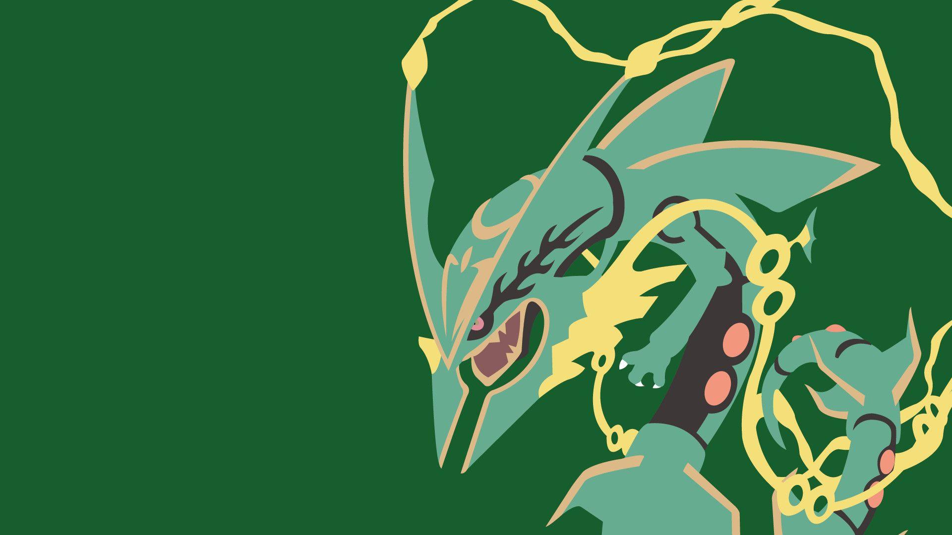 49+] Shiny Mega Rayquaza Wallpaper