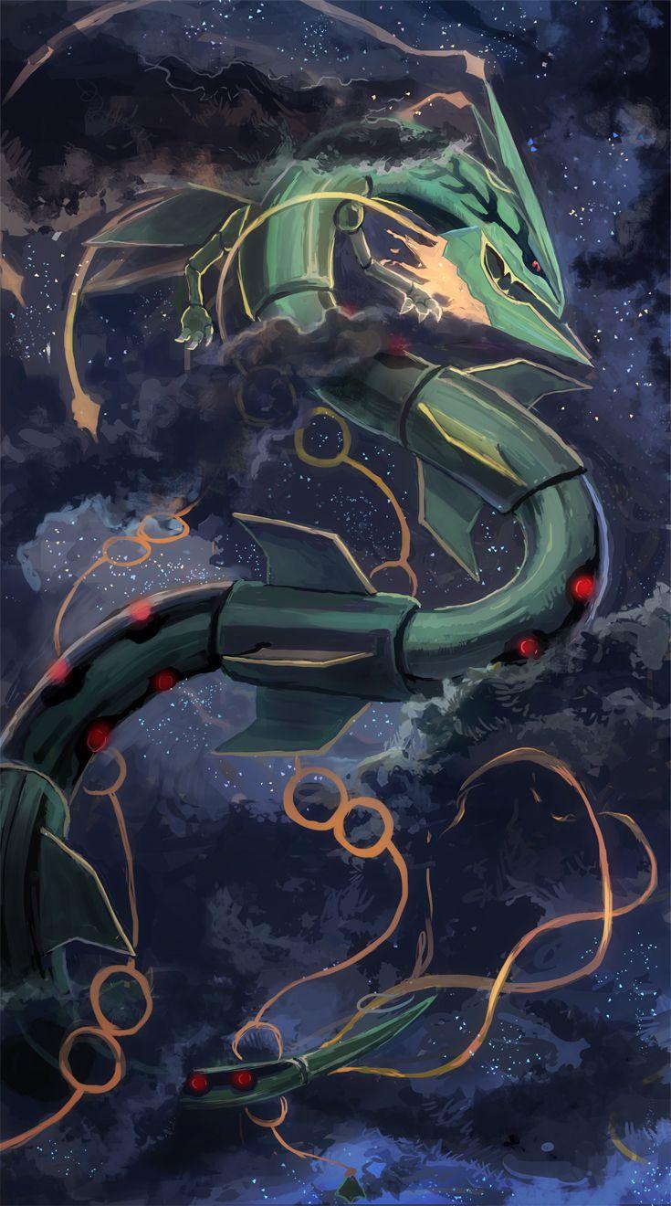 Pokemon Wallpapers Shiny Rayquaza - Wallpaper Cave