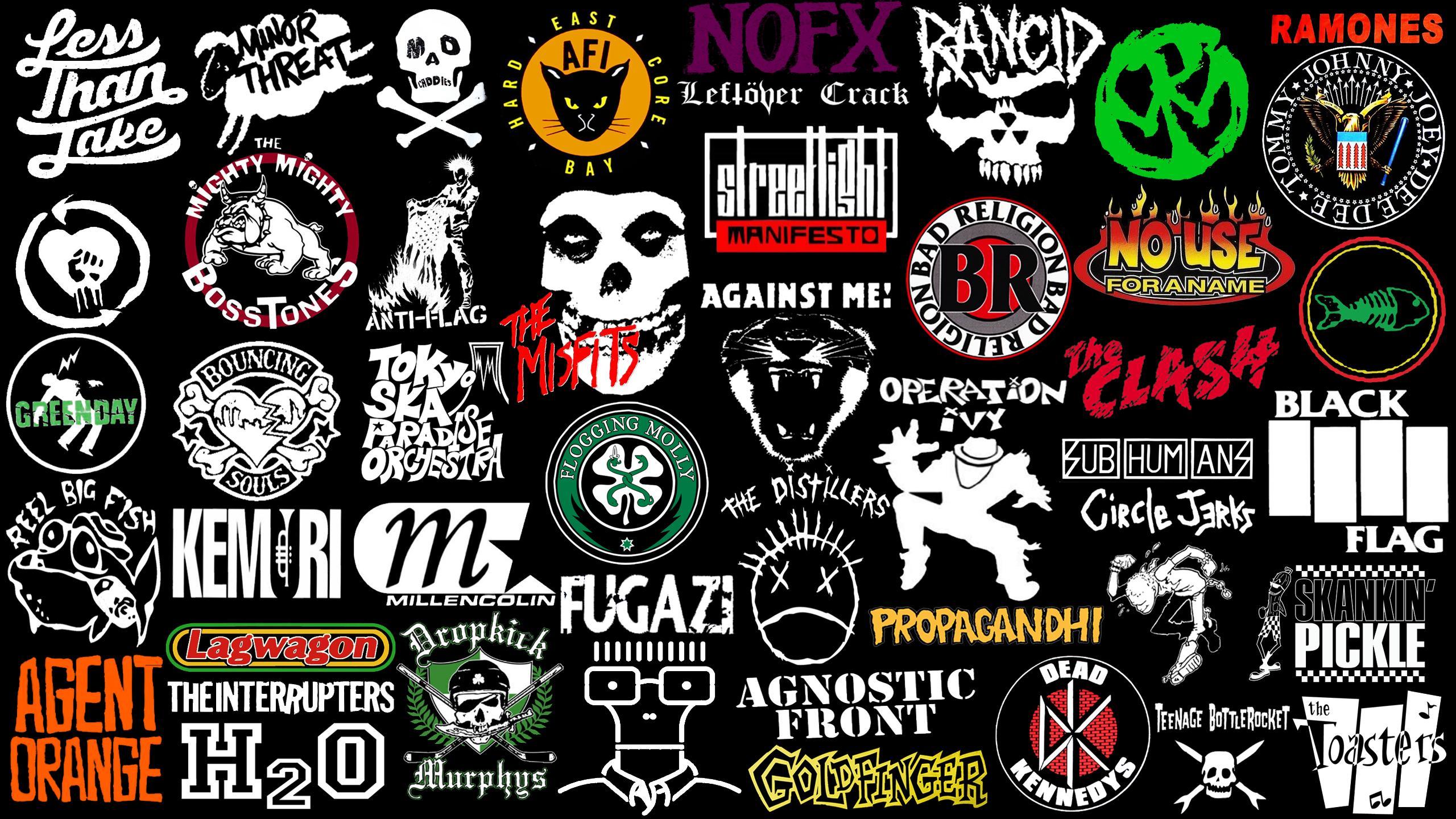 Punk Bands Wallpaper (Desktop and Phone)
