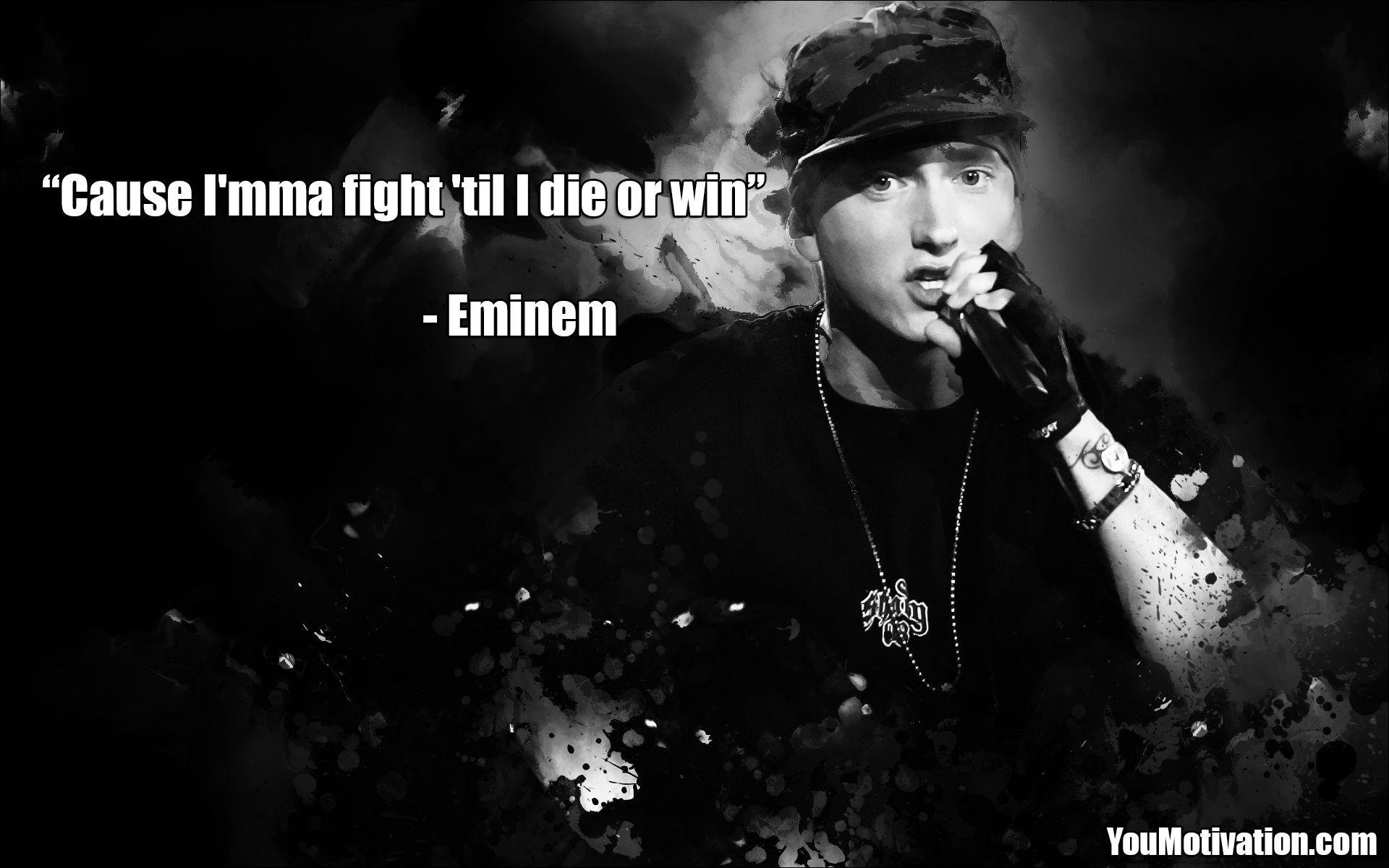 Inspirational Picture Quotes I'mma fight 'til I die or win