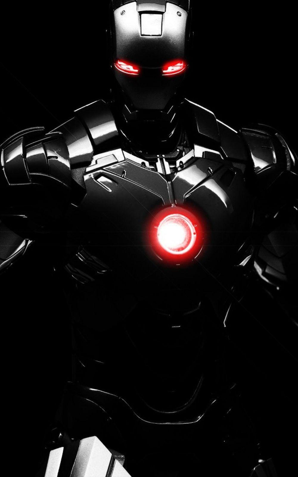 Iron Man Black Armour Android Wallpaper free download