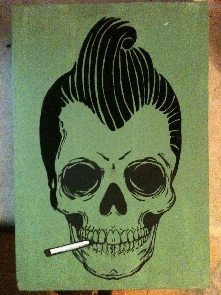 Rockabilly Skull
