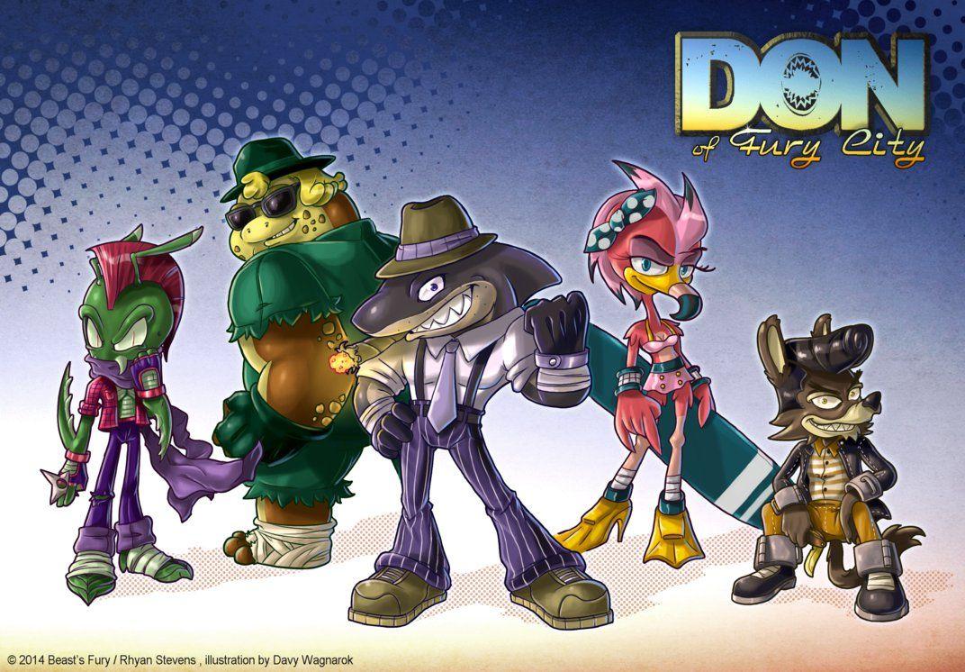 DON of Fury City rockabilly cast wallpaper