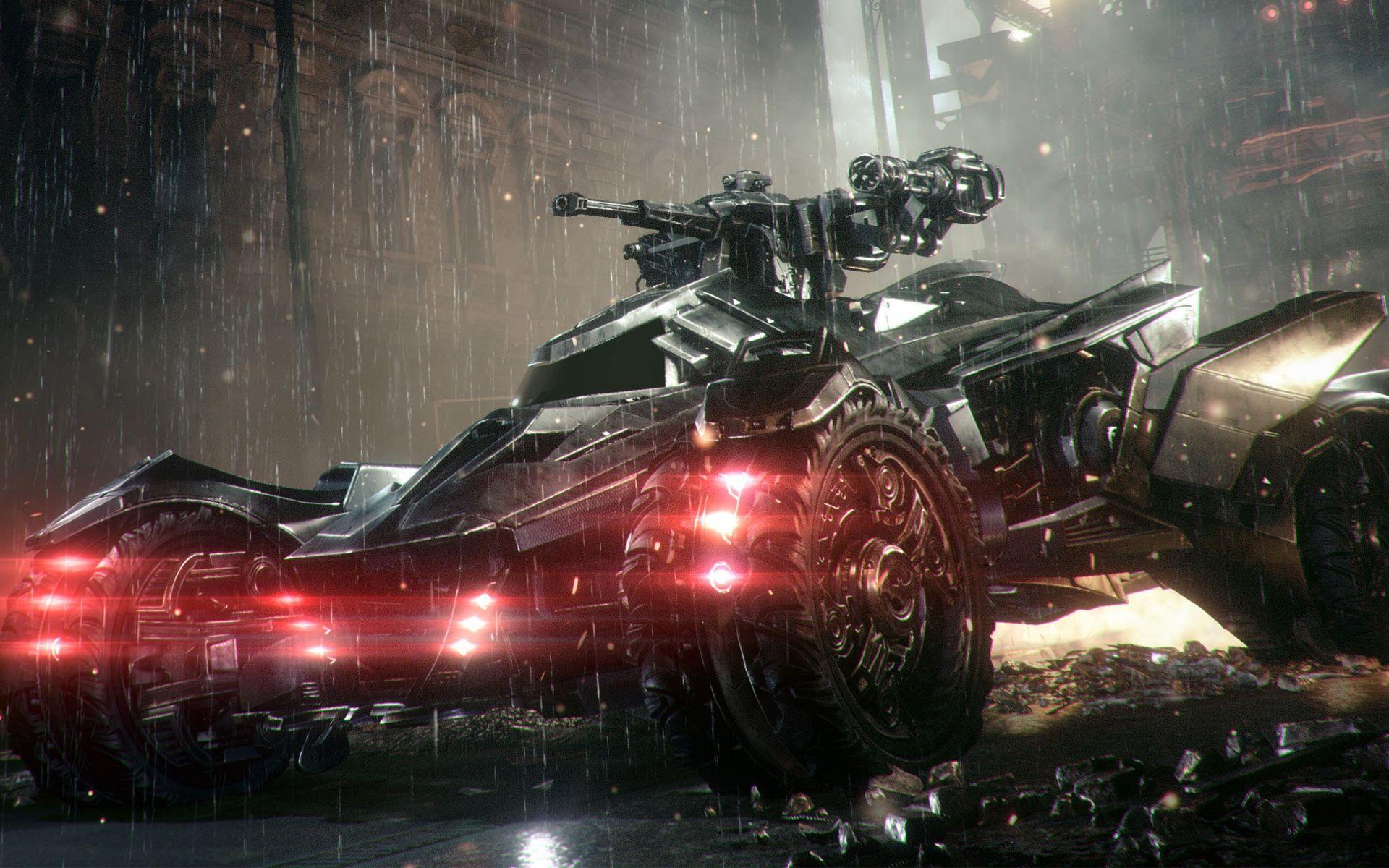 Batmobile in Arkham Knight Wallpaper