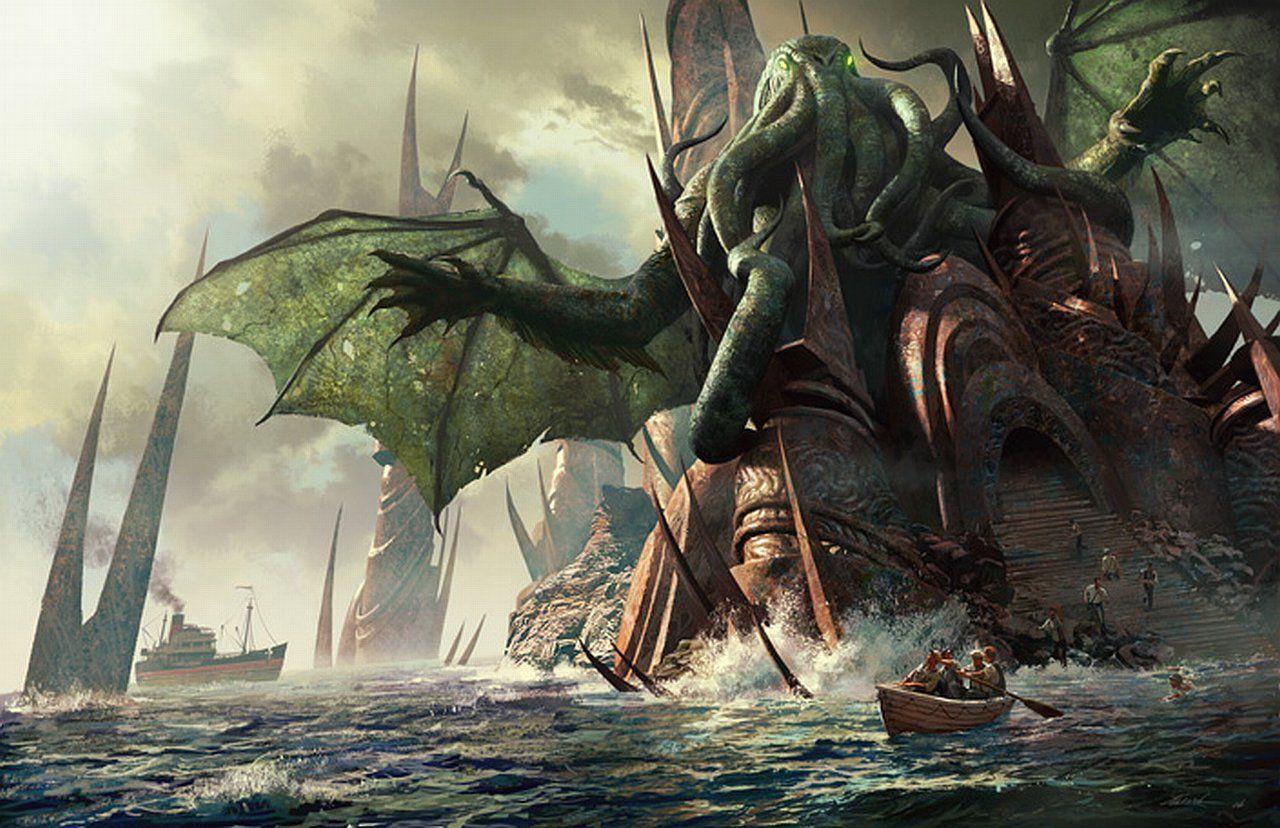 H.P. Lovecraft image Cthulhu! HD wallpaper and background photo
