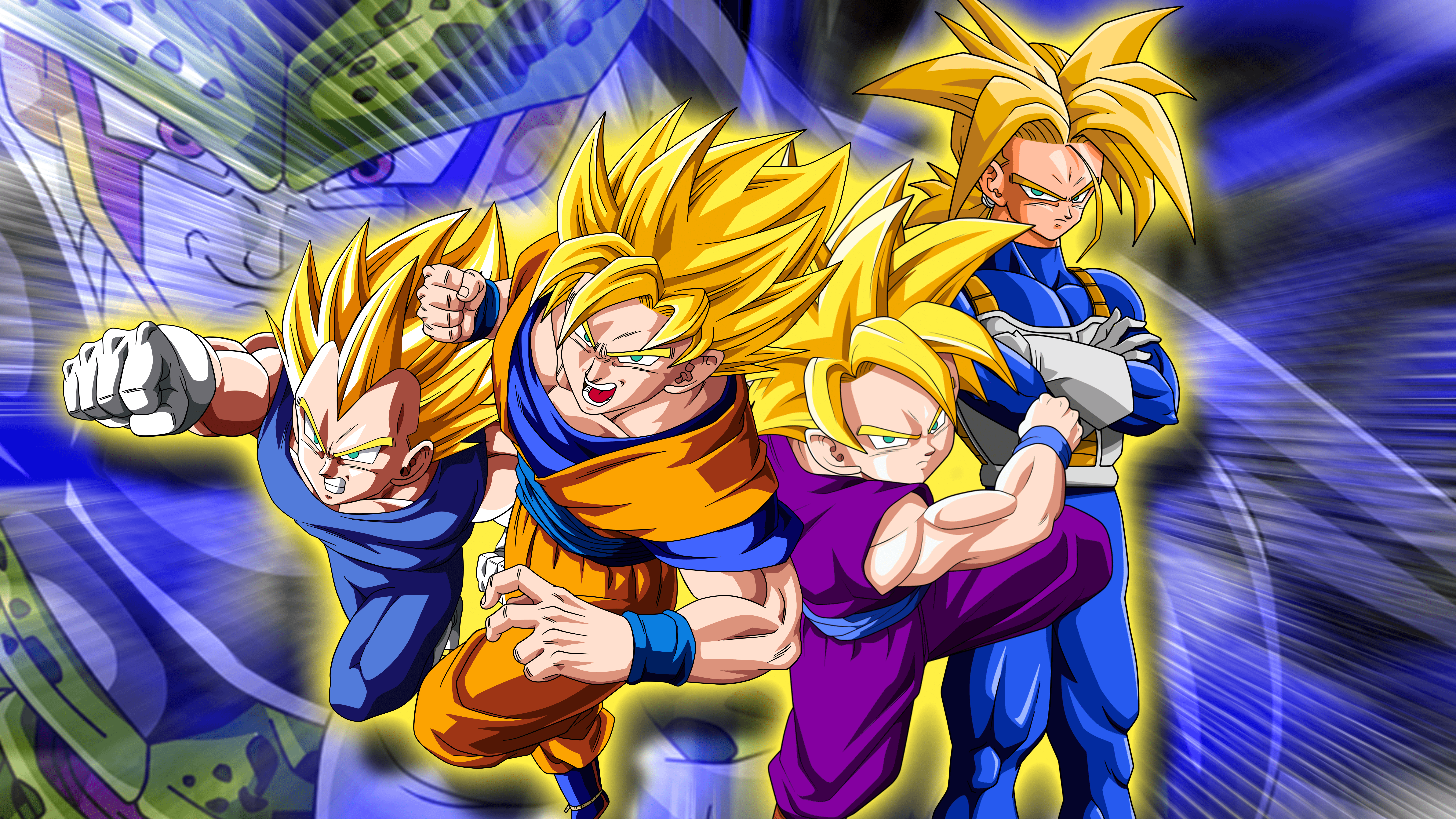 Dragon Ball Z Cell Wallpapers Wallpaper Cave