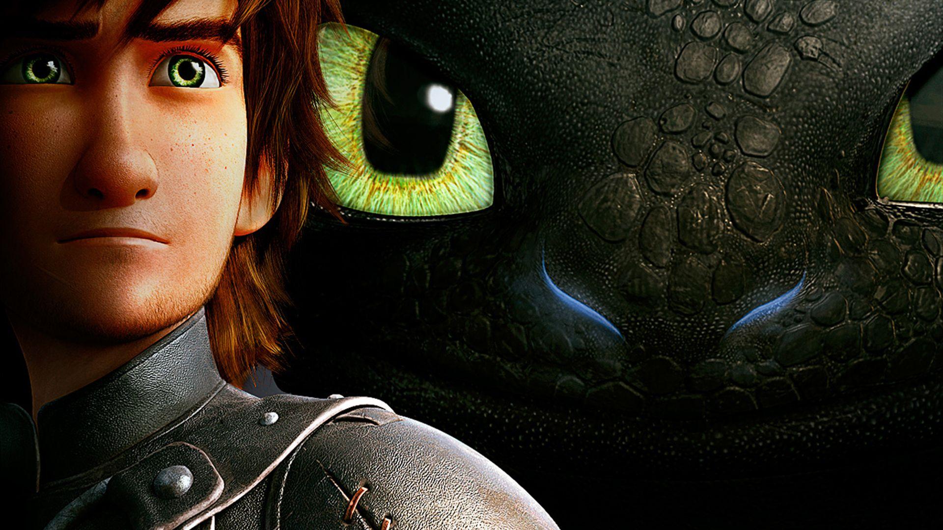 Hiccup and Toothless 0s Wallpaper HD