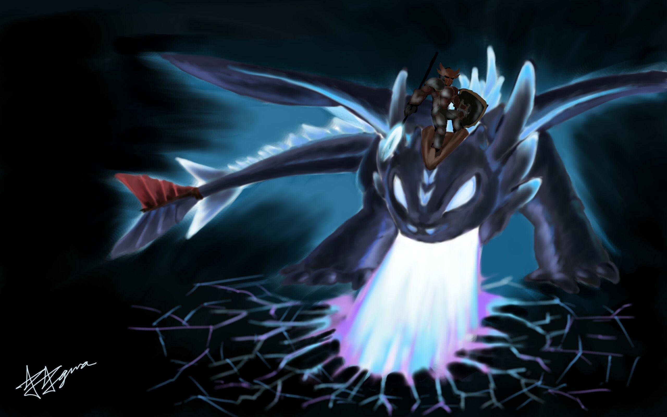 Toothless, the Super Nightfury Alpha Dragon