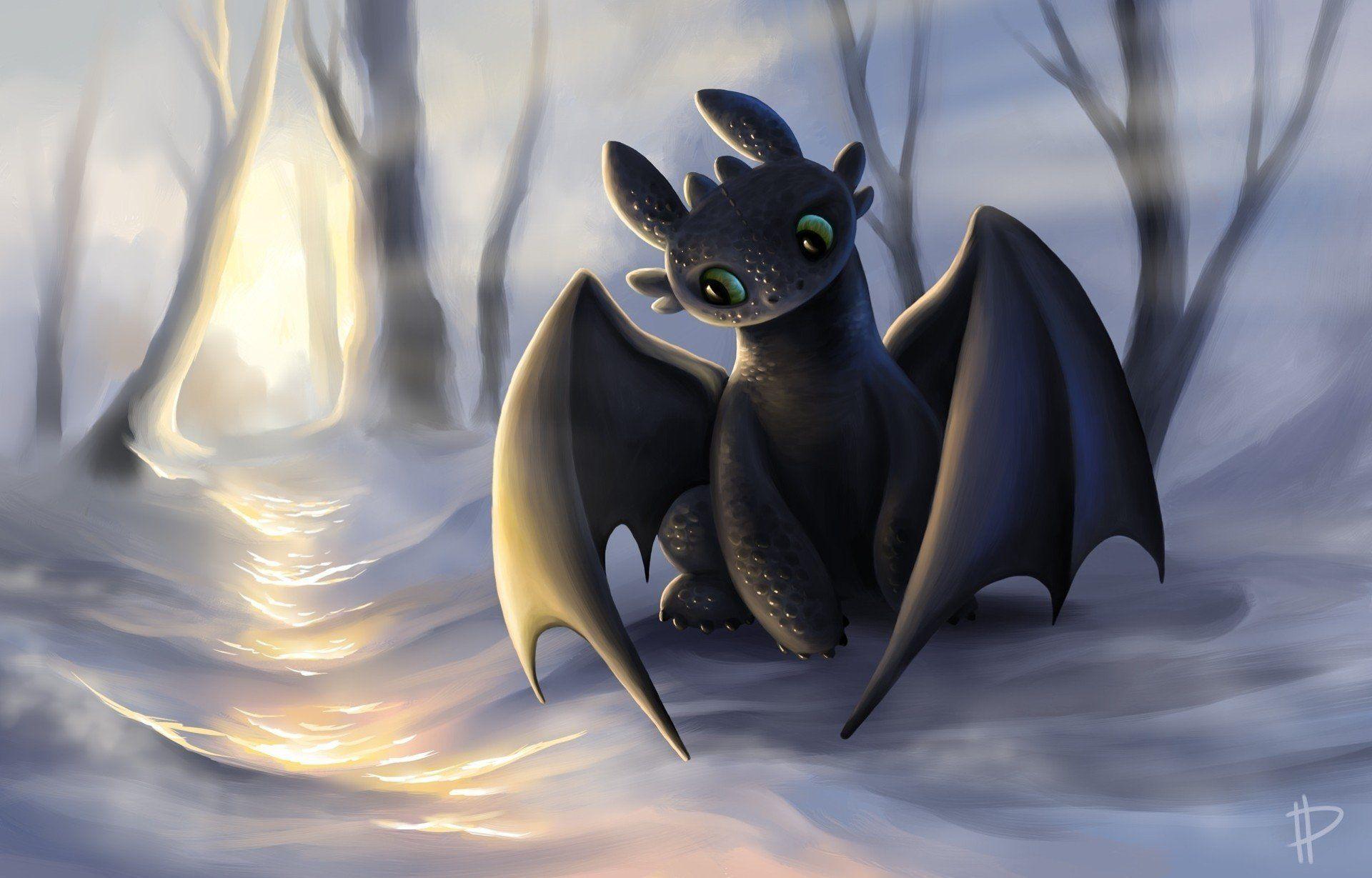 dragon sun views game art snow night fury how to train your dragon