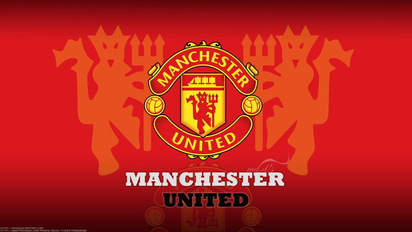 Manchester united logo wallpaper HD for desk