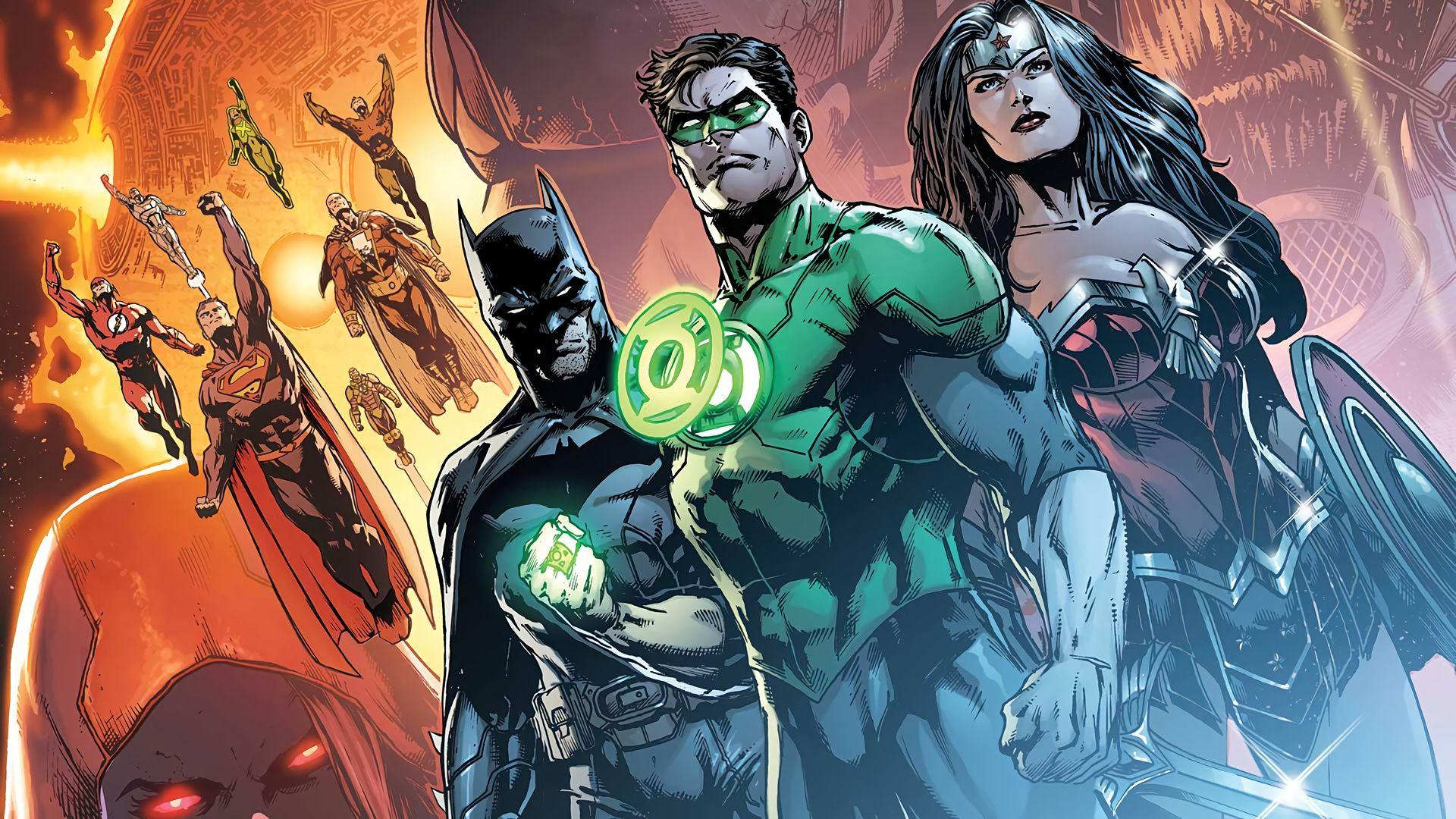 Justice League Batman Green Lantern. Wallpaper