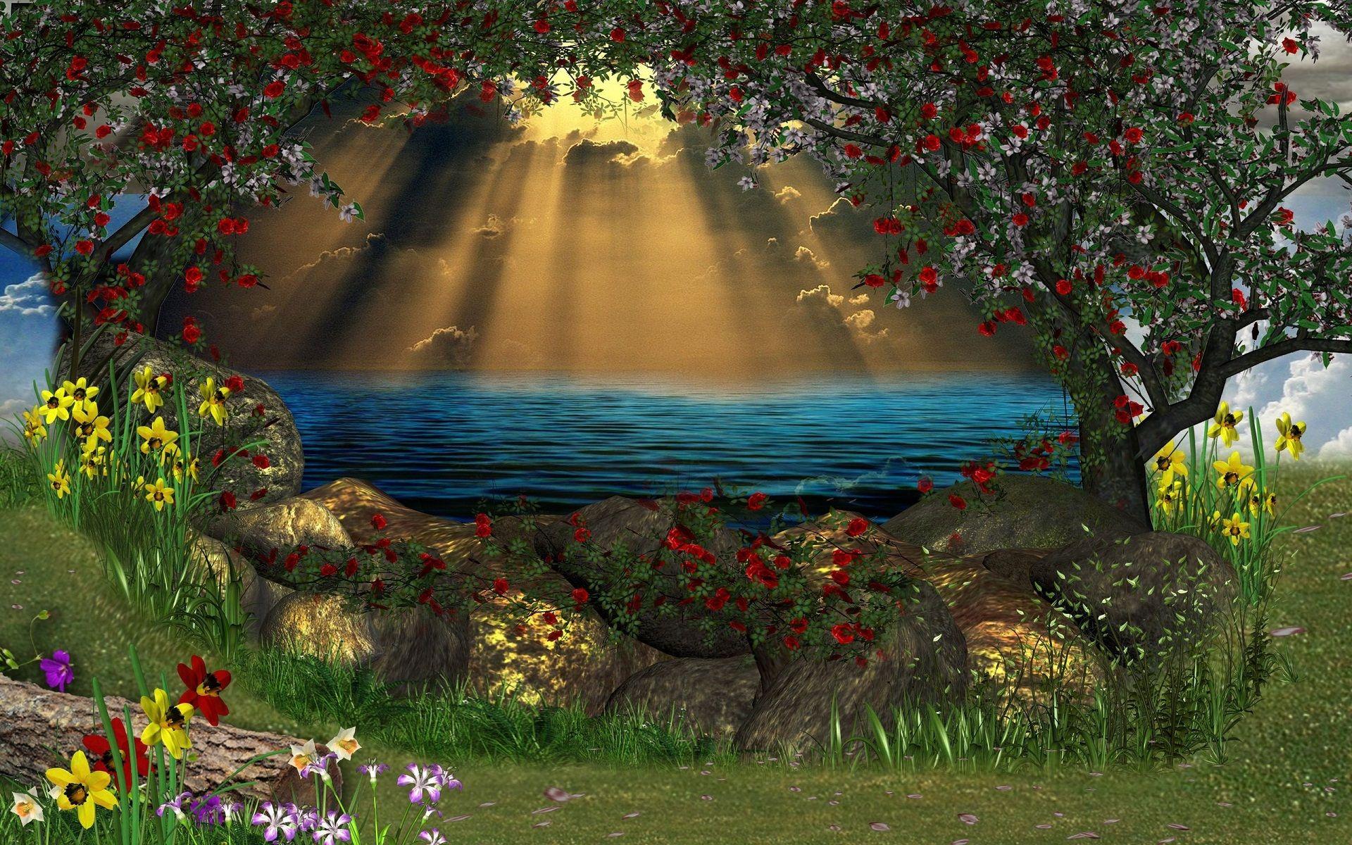 Desktop Wallpapers Nature 3d - Wallpaper Cave