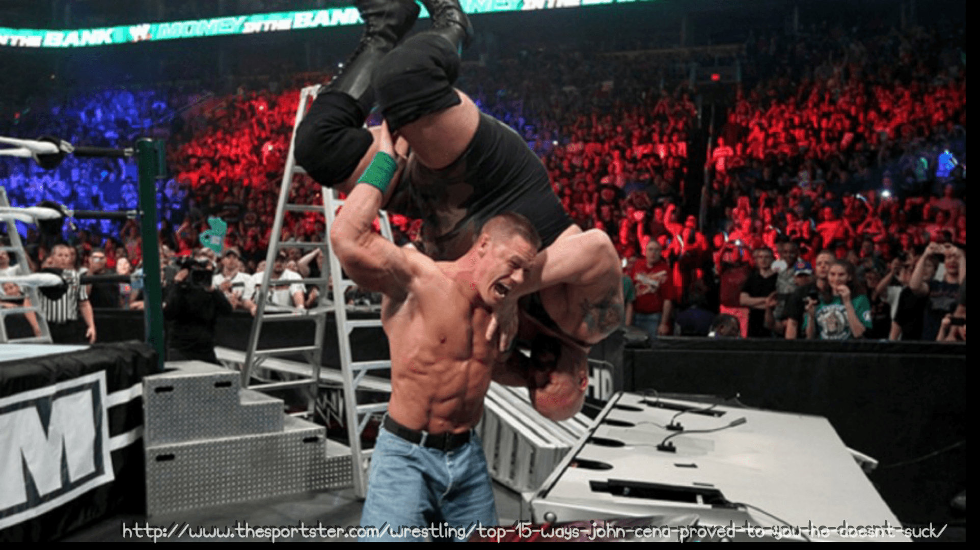 Extreme Attitude Adjustment of John Cena. official wwe