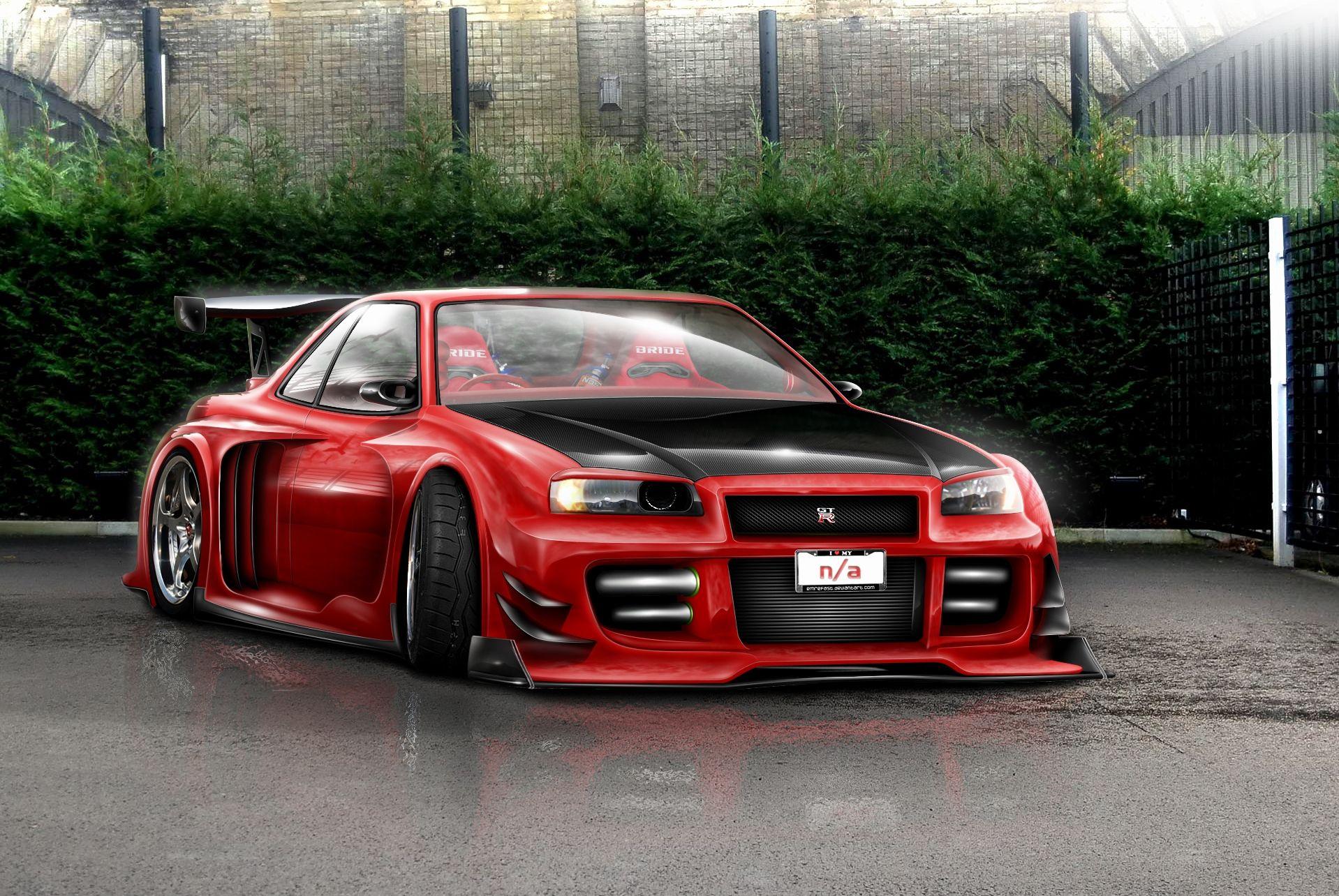 Nissan Skyline Gtr R34 Wallpaper 4k R34 Skyline Nissa 2262