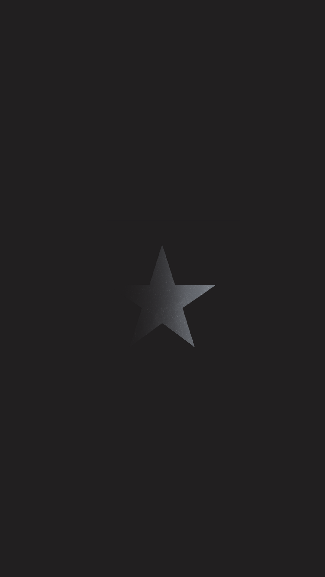 Here's my attempt to make a Blackstar phone wallpaper. I hope you'll