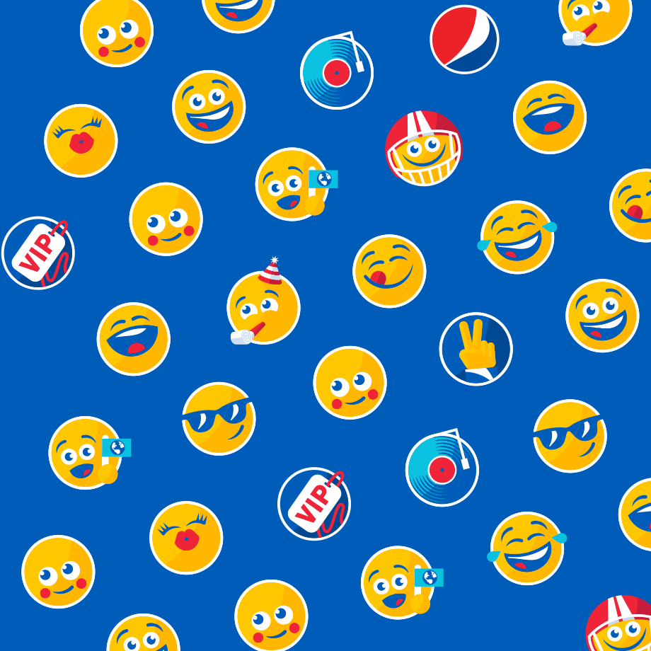 PepsiCo created a unique take on celebrating emojis. The designs