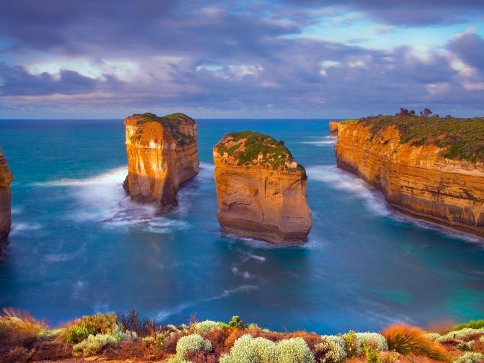 Cliffs australia bing sea wallpaper. PC
