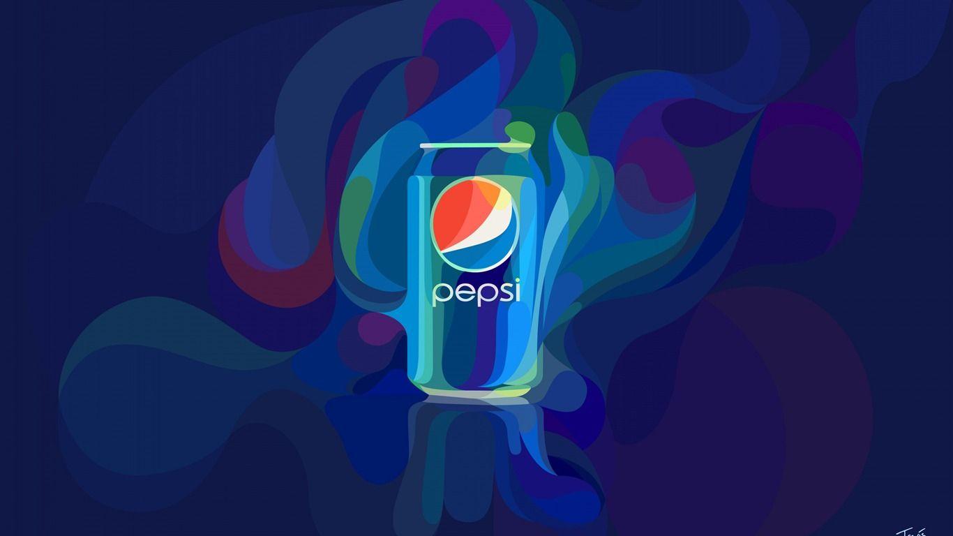 Pepsi Abstract Vector Art Design HD Wallpaper