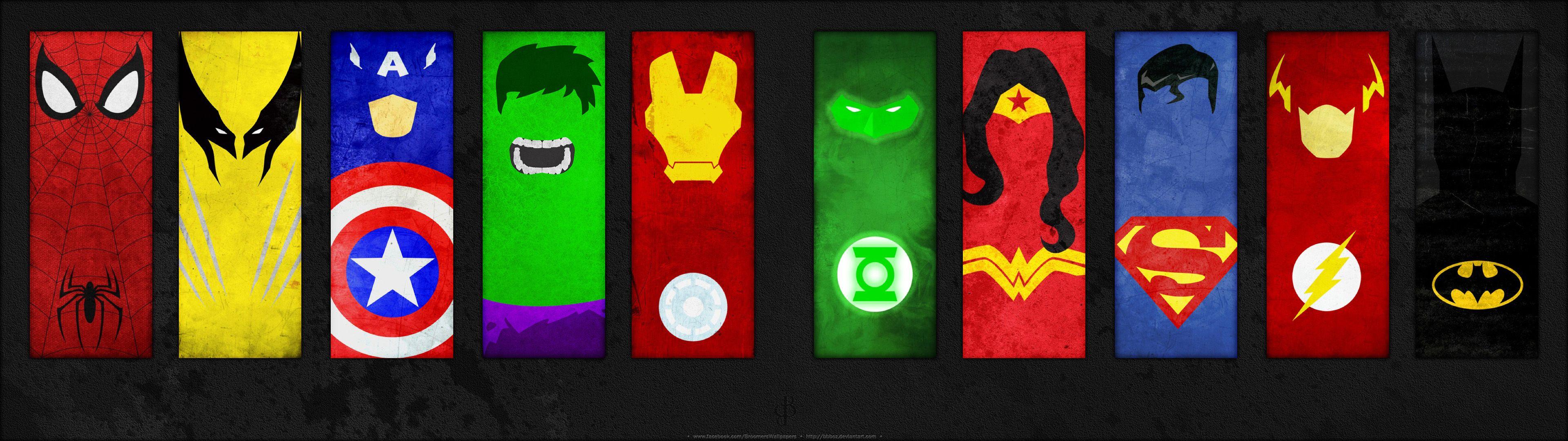 avengers superhero symbols