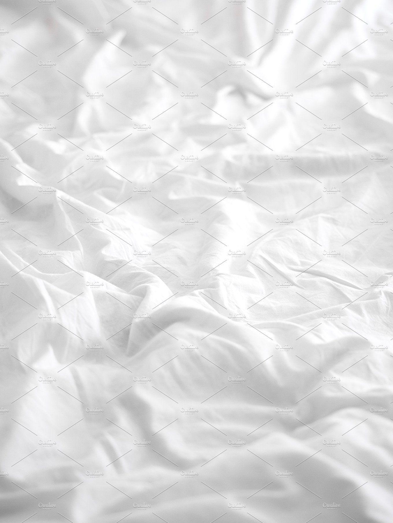 white bed sheets background Abstract Photo Creative Market