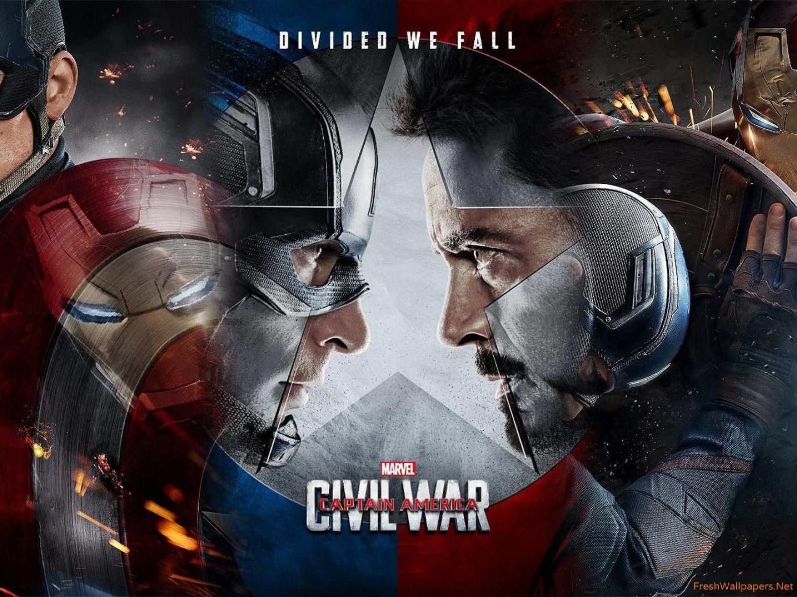 Divide we fall Captain America Civil War wallpaper